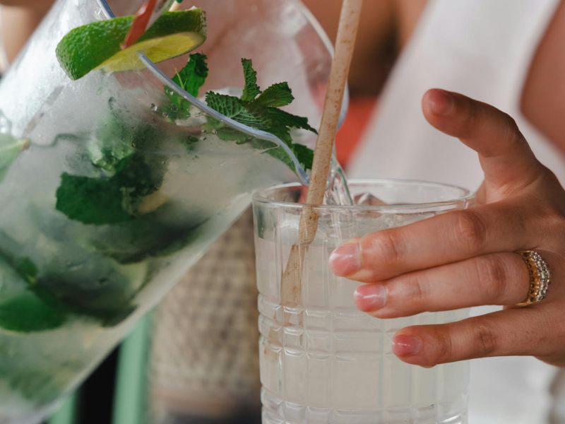Coastal-inspired resident lifestyle with refreshing cocktails near Port Charlotte apartments