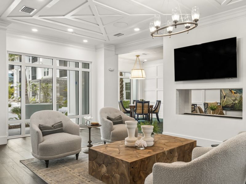 Lobby with Premium Fixtures and Finishes at Marisol Apartments in Port Charlotte FL